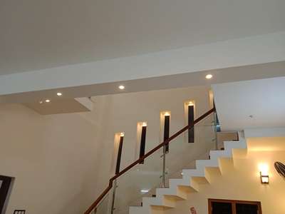 Lighting, Staircase, Wall Designs by Electric Works Gokul Kuttan, Palakkad | Kolo