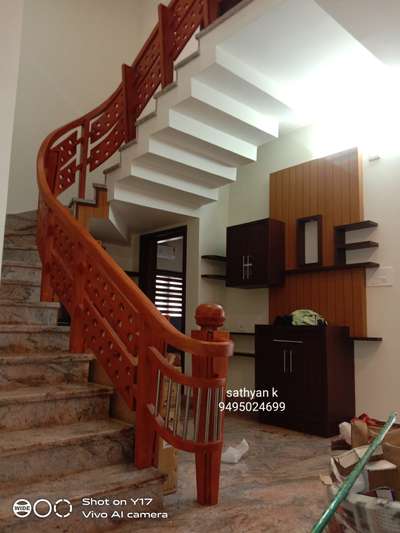 Staircase, Storage Designs by Interior Designer Sathyan Kadambath, Malappuram | Kolo