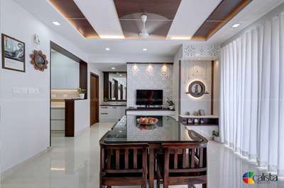 Furniture, Ceiling, Lighting, Dining, Table Designs by Interior Designer rajeesh varghese, Ernakulam | Kolo