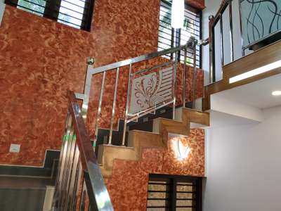 Lighting, Staircase, Wall, Window Designs by Interior Designer bino areeckel, Kottayam | Kolo