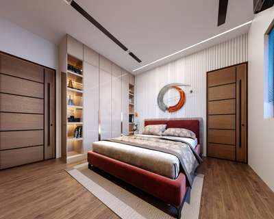 Door, Furniture, Storage, Bedroom, Wall Designs by Interior Designer Kalpana Sharma, Jaipur | Kolo