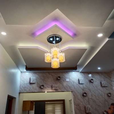 Ceiling, Lighting, Home Decor, Wall Designs by Plumber sanesh pk, Kannur | Kolo