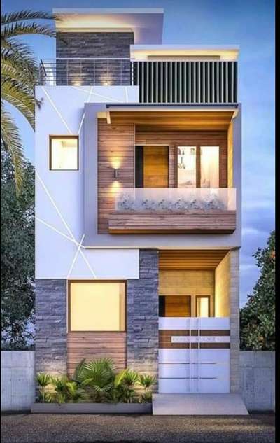 Exterior, Lighting Designs by Contractor Himanshu Upadhyay, Indore | Kolo