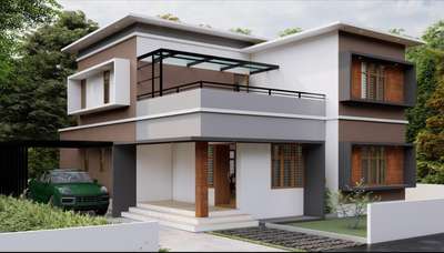 Exterior Designs by Contractor Jibin Saju, Wayanad | Kolo