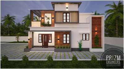 Exterior, Lighting Designs by Civil Engineer PRIZM ENGINEERS, Malappuram | Kolo