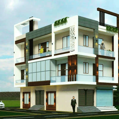 Exterior Designs by Architect Rakesh Tanwar , Gurugram | Kolo