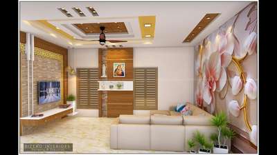 Furniture, Lighting, Living, Storage, Ceiling Designs by Painting Works Thrissur wall painting  contract work 8086430106, Thrissur | Kolo