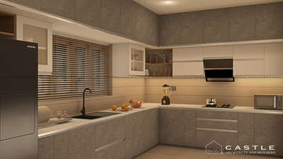 Lighting, Kitchen, Storage Designs by Civil Engineer Castle Architects  And Builders , Kozhikode | Kolo