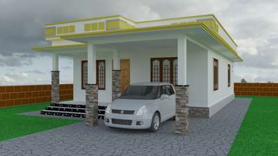 Exterior Designs by 3D & CAD Ashhad cv, Kannur | Kolo