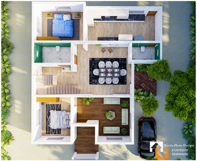 Plans Designs by 3D & CAD Kerala Home Designz, Kozhikode | Kolo