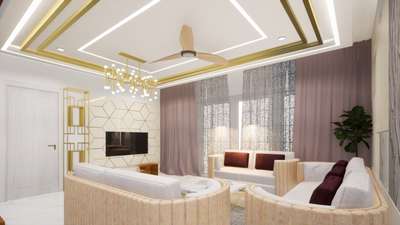 Ceiling, Lighting, Furniture, Living Designs by Interior Designer Neha Negi, Delhi | Kolo
