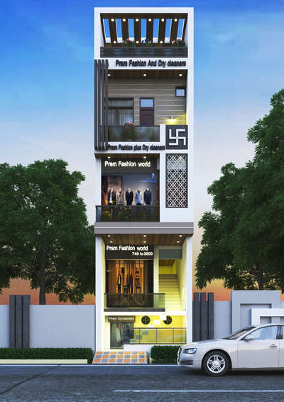 Exterior, Lighting Designs by Architect Ar mosin Khan, Jaipur | Kolo