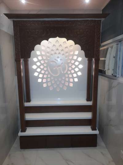 Lighting, Prayer Room, Storage Designs by Building Supplies JS Singh, Faridabad | Kolo