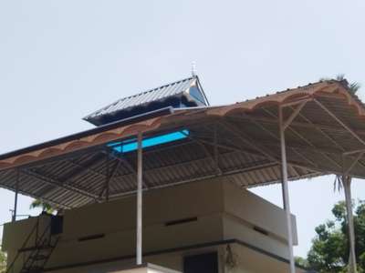 Roof Designs by Building Supplies Joy Siji Siji, Thiruvananthapuram | Kolo