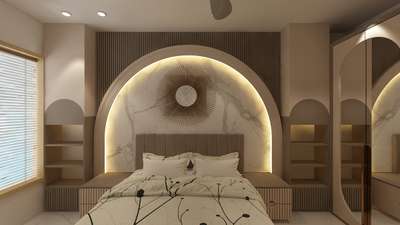 Lighting, Furniture, Storage, Bedroom Designs by Interior Designer ID Akansha Bajaj, Ujjain | Kolo