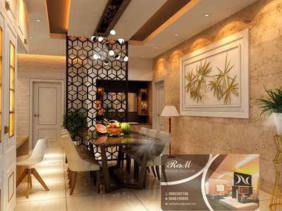 Dining Designs by Civil Engineer Ramesh Lal, Palakkad | Kolo