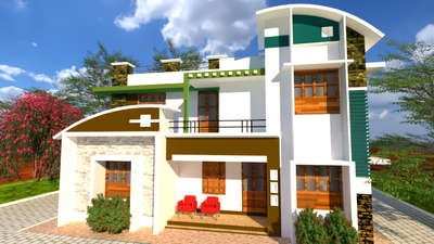 Exterior Designs by Civil Engineer Er MANISHA , Thrissur | Kolo