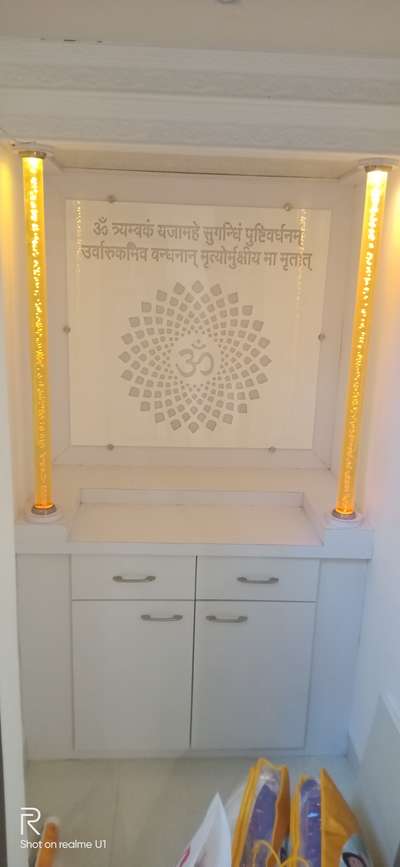Lighting, Prayer Room, Storage Designs by Carpenter ashish sharma, Indore | Kolo