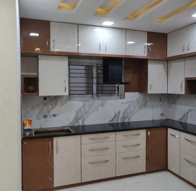 Kitchen, Lighting, Storage Designs by Contractor Subhash Sharma, Indore | Kolo