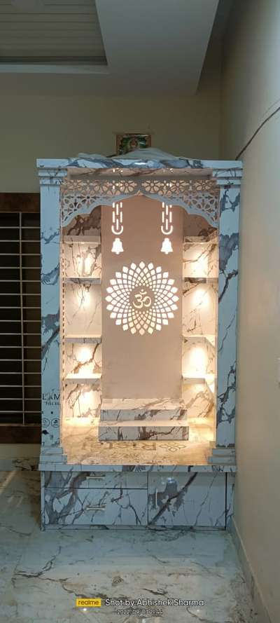 Prayer Room, Storage Designs by Carpenter Rahul Suman, Bhopal | Kolo