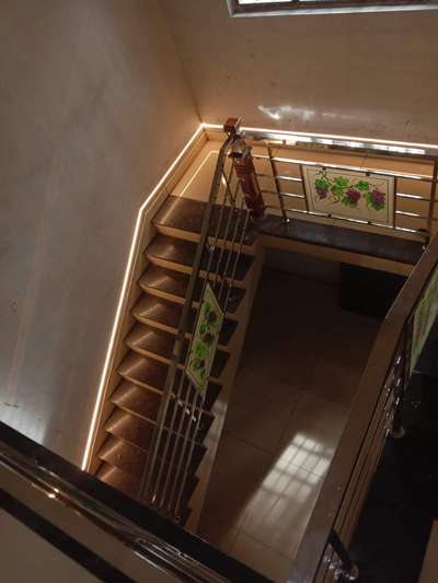 Lighting, Staircase Designs by Fabrication & Welding Anil Pandalam Anil, Pathanamthitta | Kolo
