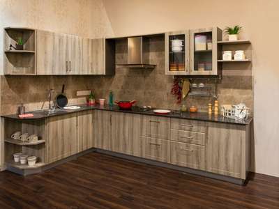 Kitchen, Storage Designs by Contractor SHIFA LOVELY  INTERIOR , Delhi | Kolo