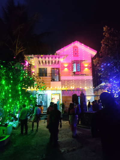 Exterior, Lighting Designs by Contractor Design Harvester, Pathanamthitta | Kolo