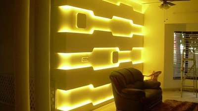 Furniture, Lighting, Living, Wall Designs by Contractor SK future सुहाना इंटरप्राइजेज, Ujjain | Kolo