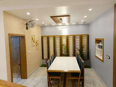 Ceiling, Dining, Furniture, Table Designs by Building Supplies Umbai Ibrahim, Kannur | Kolo