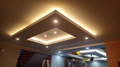 Lighting, Ceiling Designs by Contractor agno  construction company , Thiruvananthapuram | Kolo