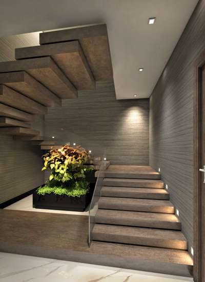 Lighting, Staircase Designs by 3D & CAD Sanjeet Bhati Bhati, Delhi | Kolo