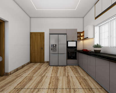 Kitchen, Storage Designs by Interior Designer Riyas K S, Kottayam | Kolo