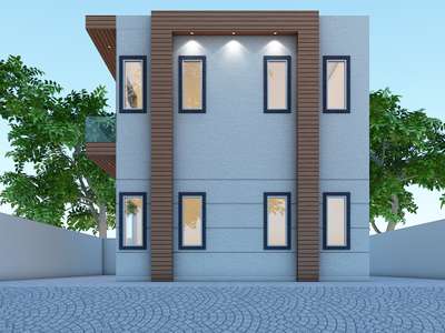 Exterior Designs by Contractor Devinder singh, Faridabad | Kolo
