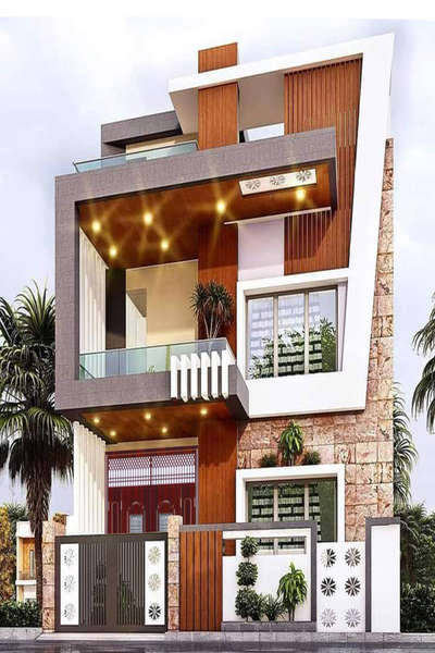 Exterior Designs by Civil Engineer Vinod Sharma, Dhar | Kolo