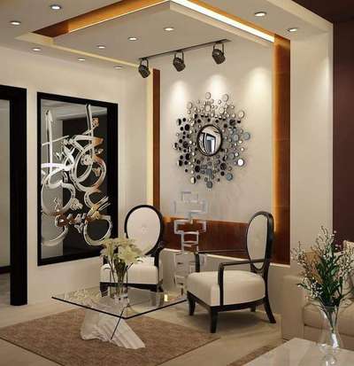 Ceiling, Furniture, Lighting, Living, Table Designs by Contractor Meraj Khan, Indore | Kolo