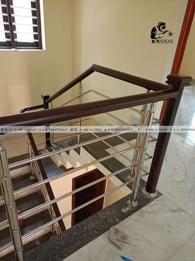 Staircase Designs by Fabrication & Welding KK Ideas Pattikkad, Malappuram | Kolo