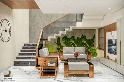 Furniture, Living, Table, Staircase Designs by Civil Engineer Matrix  Architects and Interiors, Ernakulam | Kolo