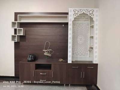 Storage, Prayer Room Designs by Contractor Dilshad Saifi, Faridabad | Kolo