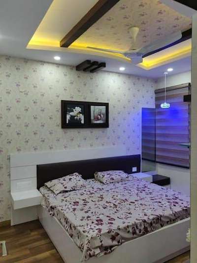 Ceiling, Furniture, Lighting, Storage, Bedroom Designs by Interior Designer shreejii Interiors, Faridabad | Kolo