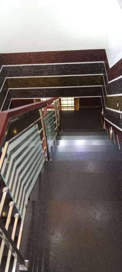 Staircase, Wall Designs by Carpenter Midhun Midhun, Thrissur | Kolo