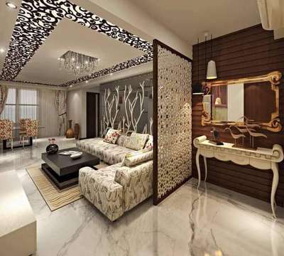 Furniture, Lighting, Living, Ceiling, Table Designs by Contractor Coluar Decoretar Sharma Painter Indore, Indore | Kolo