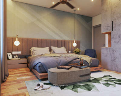 Bedroom, Furniture, Storage, Lighting, Wall Designs by Civil Engineer Priyan SV, Alappuzha | Kolo