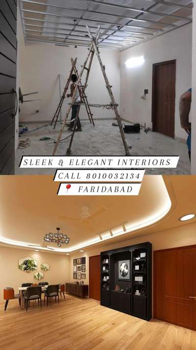 Ceiling, Dining, Furniture, Table Designs by Interior Designer SLEEK  ELEGANT  INTERIORS , Faridabad | Kolo