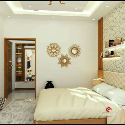 Ceiling, Lighting, Furniture, Storage, Bedroom Designs by Interior Designer AK Emporio Home Interiors, Alappuzha | Kolo