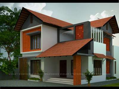 Exterior Designs by Civil Engineer Vishnu  P Vijay , Thrissur | Kolo