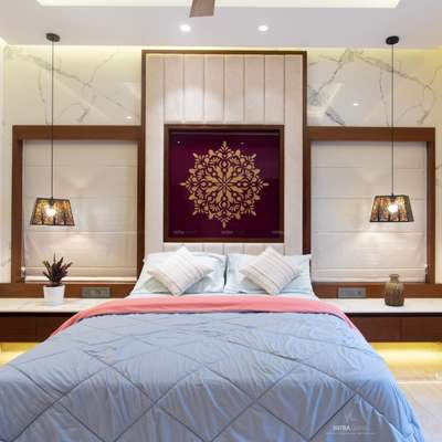 Furniture, Lighting, Bedroom, Storage, Wall Designs by Architect YatraLiving Architecture Interior, Ernakulam | Kolo