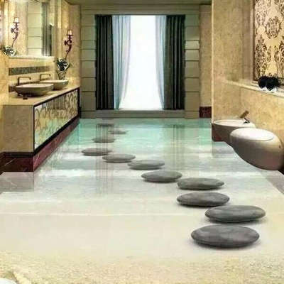 Flooring, Bathroom Designs by Interior Designer Shri Balaji  interior designer , Gautam Buddh Nagar | Kolo