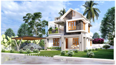 Exterior Designs by Architect BUILT  SPACE, Ernakulam | Kolo