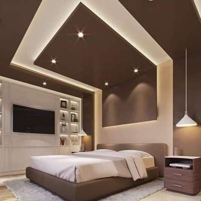 Ceiling, Furniture, Lighting, Storage, Bedroom Designs by Contractor Aashiyana interior Bhopal MP, Bhopal | Kolo