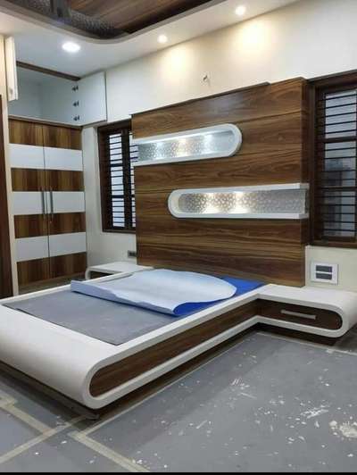Furniture, Bedroom, Storage, Window, Lighting Designs by Carpenter Happy Sharma, Indore | Kolo